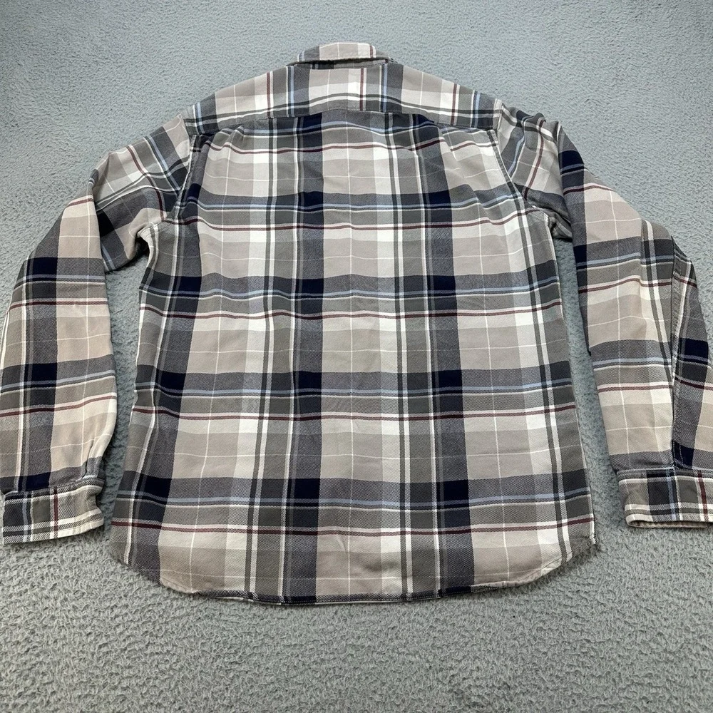J. Crew Sportsman Shirt Men's Large Plaid Slim Button Up Casual Preppy Camp Hike